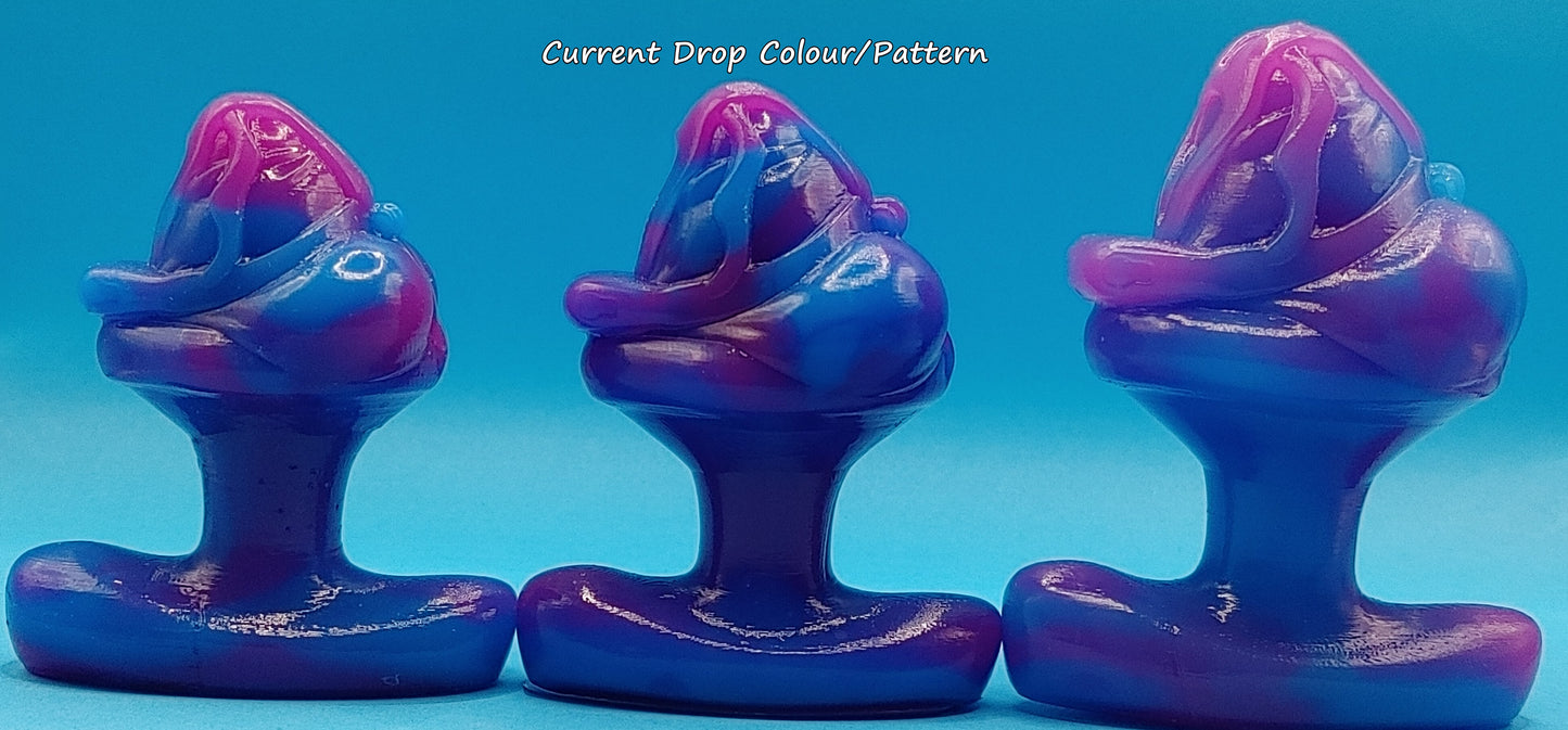 Stubby Buddy Silicone Flops - Blue/Purple UV Fluorescent